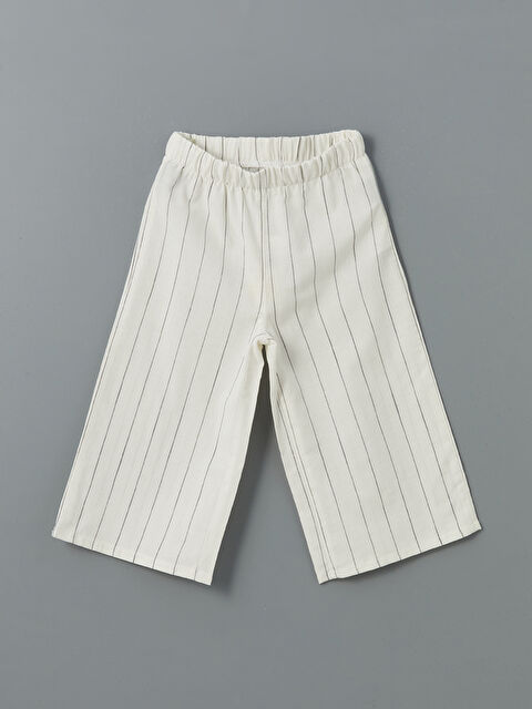LCW Kids Beli Lastikli Kız Çocuk Kapri - S5M945Z4-LFC
