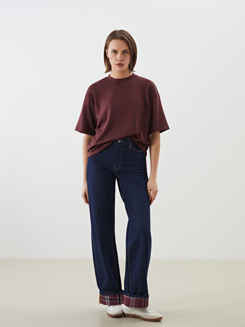 LCW Jeans Baggy Fit Kadın Jean Pantolon - S5M948Z8-309