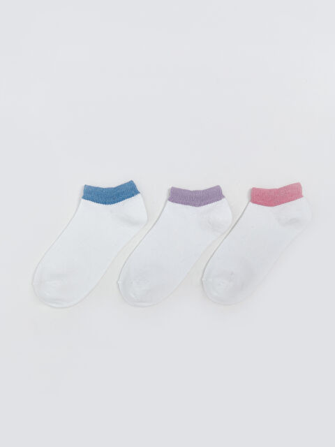 LCW ECO Kız Çocuk Patik Çorap 3'lü - S5M971Z4-Z0C