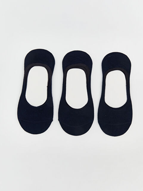 LCW ECO Kadın Düz Babet Çorap 3'lü - S5M982Z8-CRP