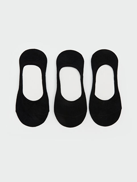 LCW ECO Kadın Düz Babet Çorap 3'lü - S5M982Z8-CVL