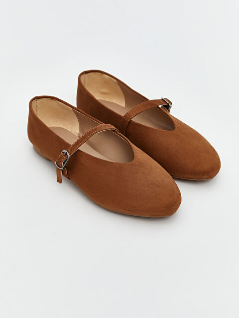 LCW STEPS Süet Görünümlü Kadın Babet - S5MA21Z8-CWX