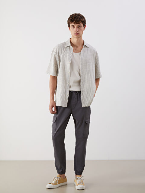 XSIDE Slim Fit Men's Cargo Trousers - S5MA31Z8-JQN