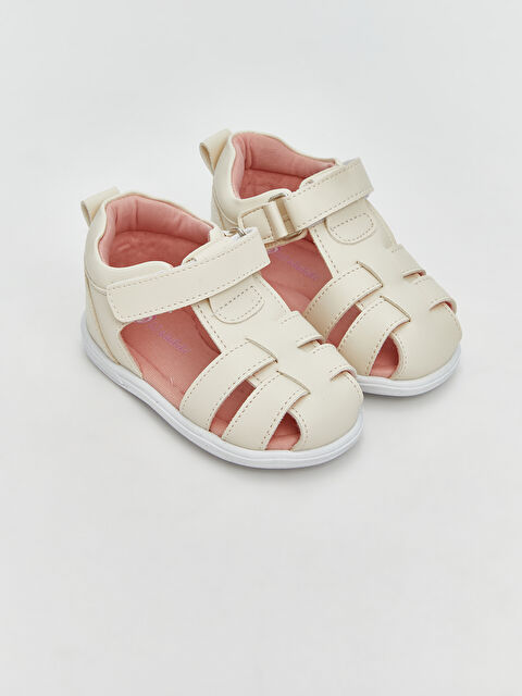 LCW STEPS Cırt Cırtlı Kız Bebek Sandalet - S5MA64Z1-FPT