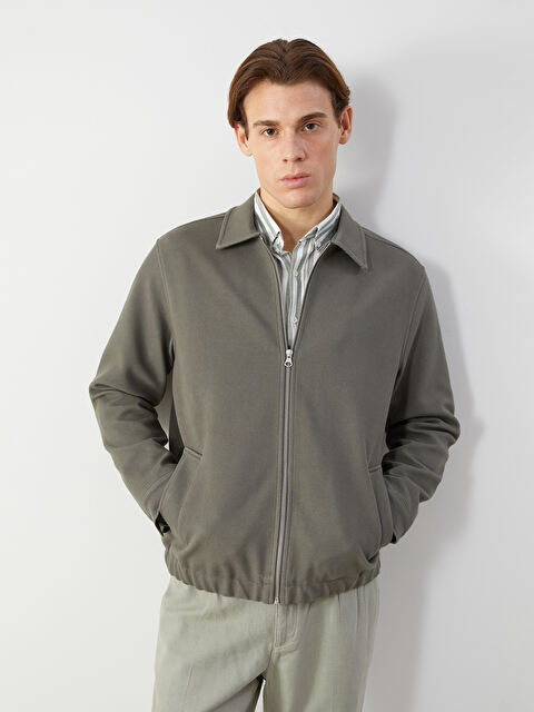 LCW Vision Standart Kalıp Gömlek Yaka Erkek Mont - S5MA90Z8-GNZ