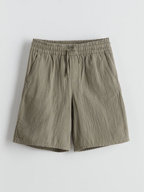 LCW Vision Beli Lastikli Erkek Çocuk Şort - S5MA99Z4-GNZ