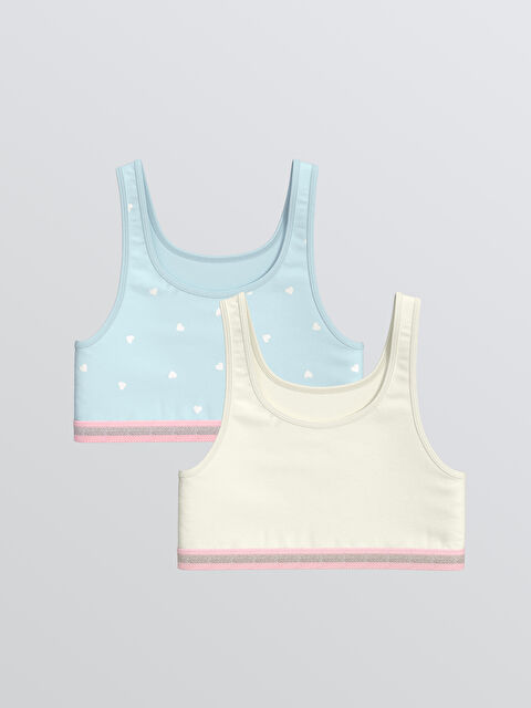 LCW Kids Baskılı Kız Çocuk Büstiyer 2'li - S5MB07Z4-FDU