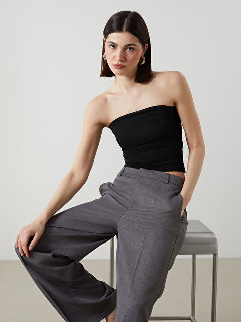 LCW Vision Straplez Yaka Kadın Bluz - S5MB51Z8-CVL