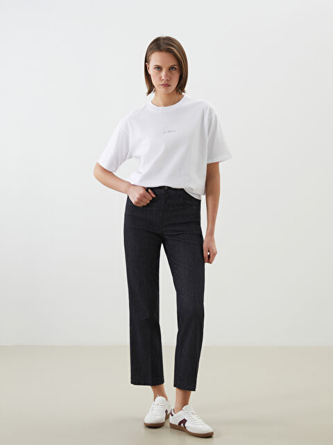 LCW Jeans Flare Kadın Jean Pantolon - S5MB67Z8-GRD