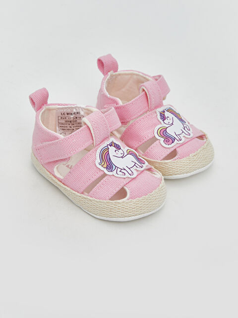 LCW STEPS Cırt Cırtlı Kız Bebek Sandalet - S5MB74Z1-DMQ