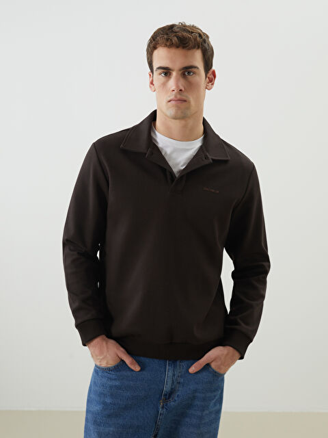 SOUTHBLUE Polo Yaka Erkek Sweatshirt - S5MC91Z8-J0V