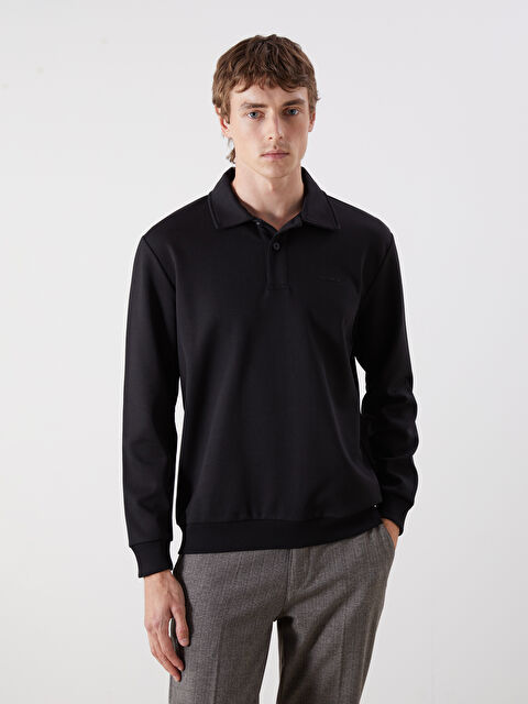 SOUTHBLUE Polo Yaka Erkek Sweatshirt - S5MC91Z8-CVL