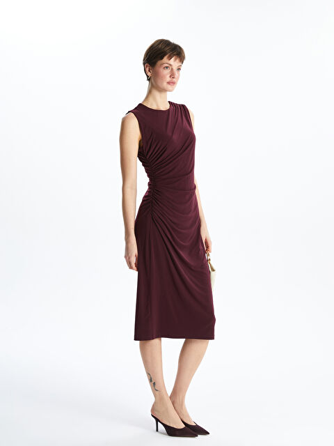 LCWAIKIKI Classic Bisiklet Yaka Elbise - S5MD67Z8-YYP