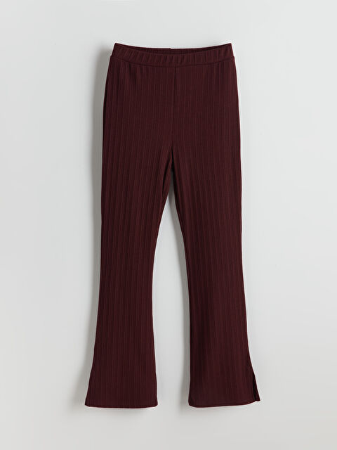 LCW Kids Beli Lastikli İspanyol Paça Kız Çocuk Tayt - S5MD77Z4-YNM