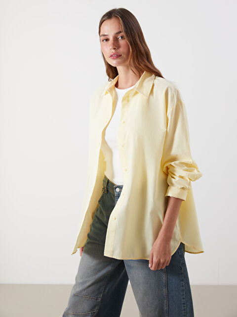 LCW Vision Oversize Kadın Gömlek - S5MD96Z8-YTS