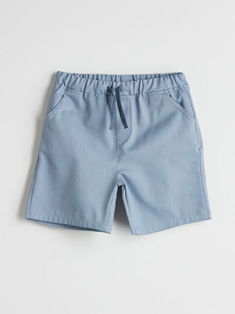 LCW ECO Beli Lastikli Cepli Erkek Çocuk Şort - S5ME29Z1-CSV
