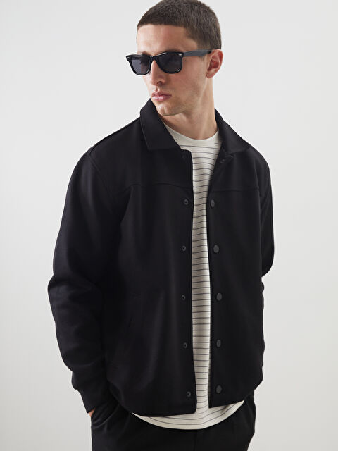 LCW Vision Rahat Kalıp Gömlek Yaka Erkek Mont - S5ME42Z8-CVL