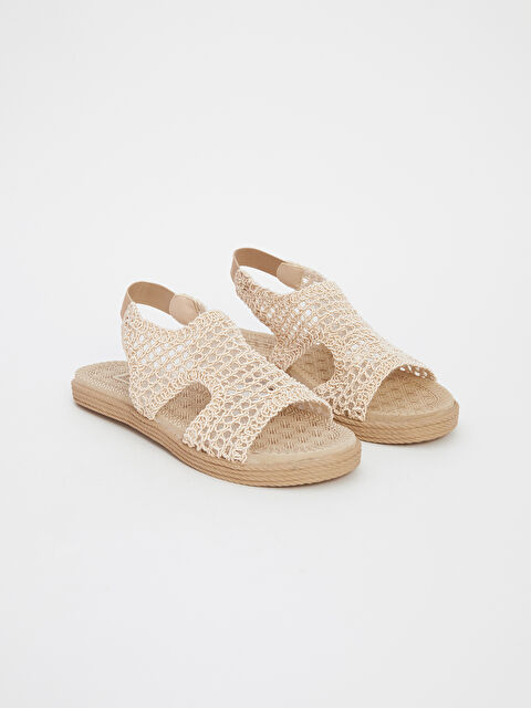 LCW STEPS Hasır Örgülü Kadın Sandalet - S5MF81Z8-R81