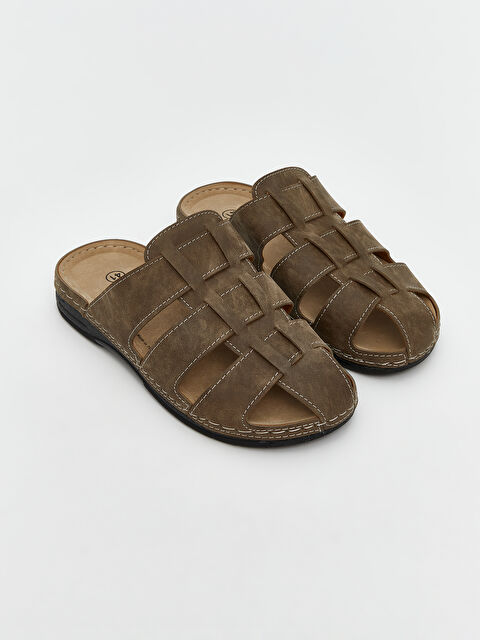 LCW STEPS Süet Görünümlü Erkek Terlik - S5MG38Z8-D7V