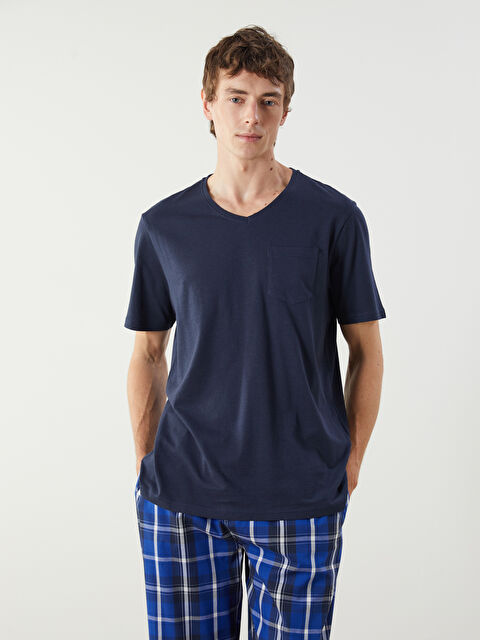 LCW ECO Классический крой мужской пижамный комплект - S5MH39Z8-CRP