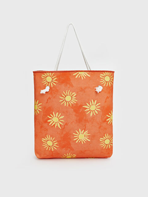 LCW ECO Güneş Baskılı Kadın Plaj Çantası - S5MI00Z8-LSR