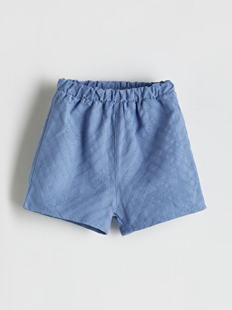 LCW baby Beli Lastikli Dokulu Erkek Bebek Şort - S5MI71Z1-GNQ