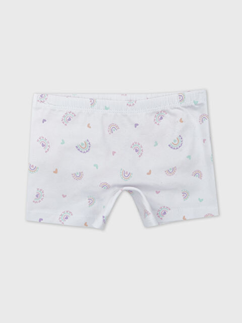 LCW Kids Beli Lastikli Basic Kız Çcuk Boxer