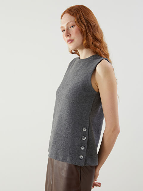 LCW Vision Bisiklet Yaka Kadın Triko Süveter - S5MK28Z8-D3A