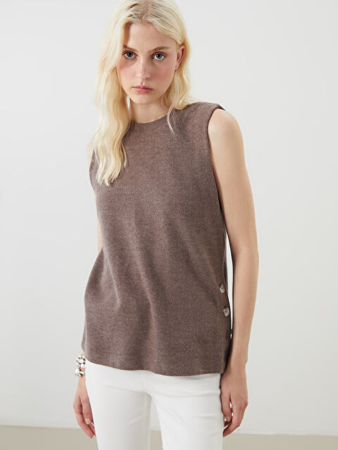 LCW Vision Bisiklet Yaka Kadın Triko Süveter - S5MK28Z8-D3G