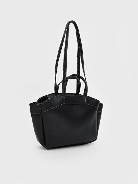 LCW ACCESSORIES Deri Görünümlü Kadın Omuz Çantası - S5MK40Z8-RQL