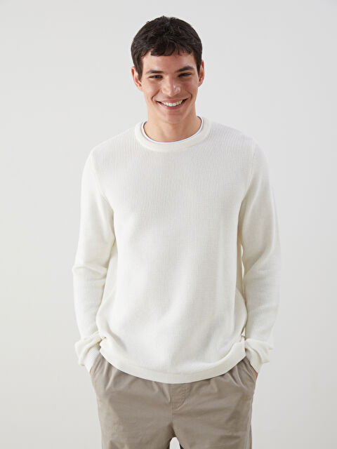 XSIDE Bisiklet Yaka Erkek Triko Kazak - S5MK67Z8-FDU