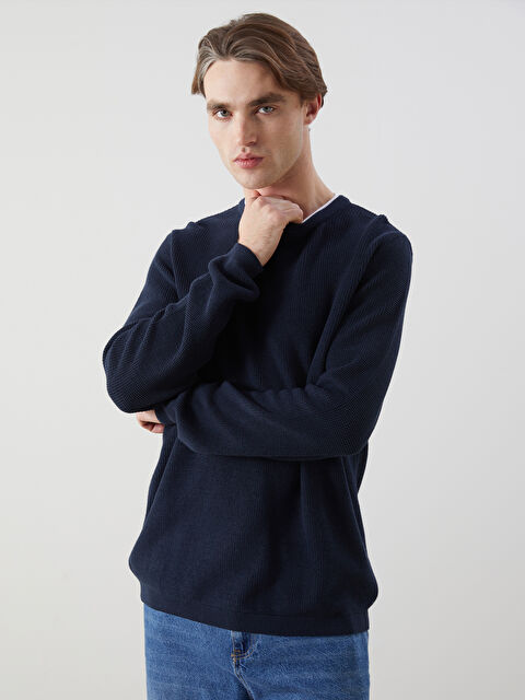 XSIDE Bisiklet Yaka Erkek Triko Kazak - S5MK67Z8-HRZ