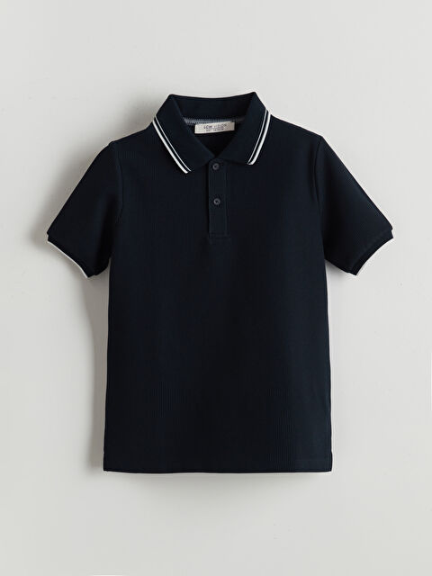 LCW Vision Polo Yaka Dokulu Erkek Çocuk Tişört - S5MK99Z4-RFH