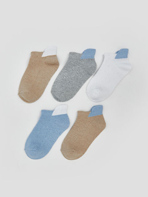 LCW Kids Erkek Çocuk Patik Çorap 5'li - S5ML43Z4-K00