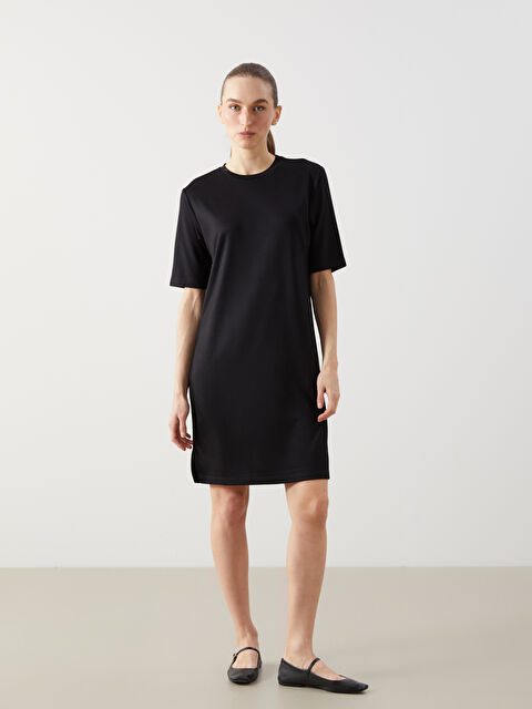 LCW ECO Bisiklet Yaka Kadın Elbise - S5MM13Z8-CVL