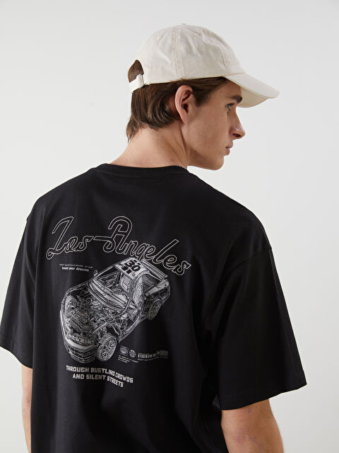 XSIDE Bisiklet Yaka Baskılı Erkek Tişört - S5MM33Z8-CVL