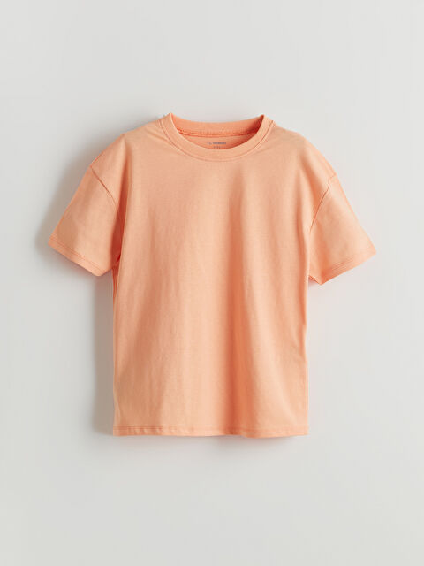 LCW Kids Basic Kısa Kollu Erkek Çocuk Tişört - S5MM49Z1-G6Y