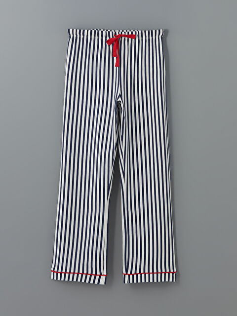 LCW DREAM Beli Lastikli Çizgili Kadın Pijama Altı - S5MN02Z8-LGS