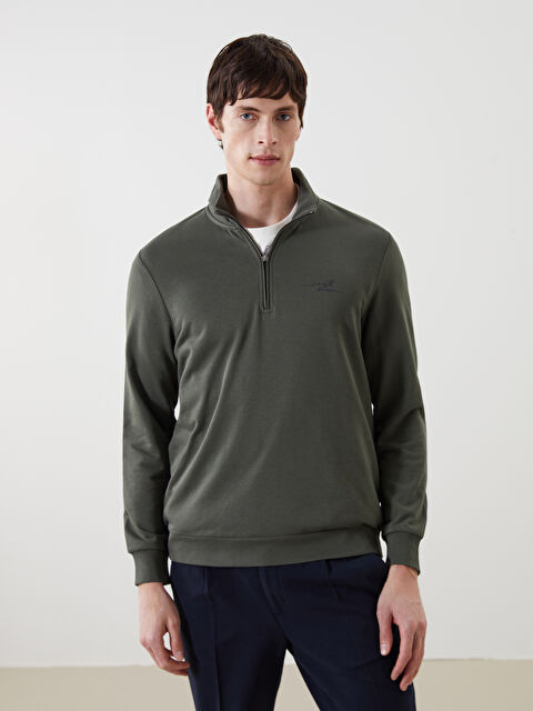 SOUTHBLUE Dik Yaka Erkek Sweatshirt - S5MN42Z8-J2L