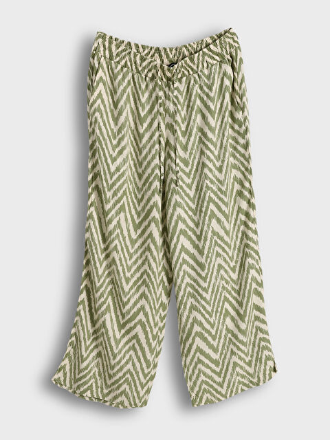 LCWAIKIKI Classic Elasticated Waist Relaxed Fit Women's Trousers - S5MN49Z8-LRA