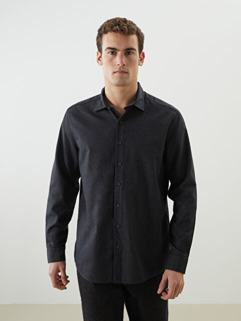 SOUTHBLUE Slim Fit Uzun Kollu Erkek Gömlek - S5MN60Z8-CTH