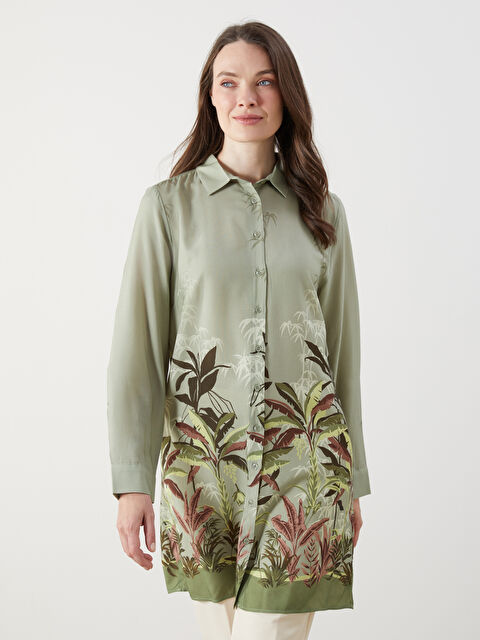 LCW Grace Desenli Kadın Gömlek Tunik - S5MO10Z8-LQA