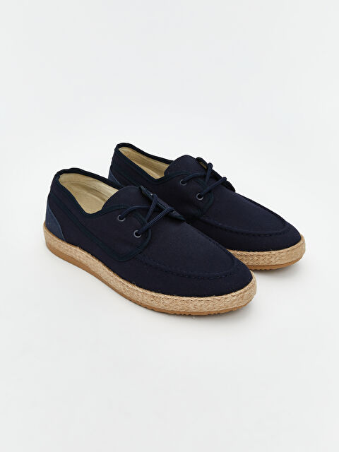 LCW STEPS Bağcıklı Hasır Tabanlı Erkek Klasik Ayakkabı - S5MO30Z8-CRP