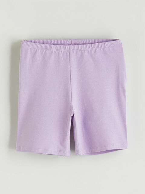 LCW Kids Beli Lastikli Kız Çocuk Pijama Şort - S5MP66Z4-G0W