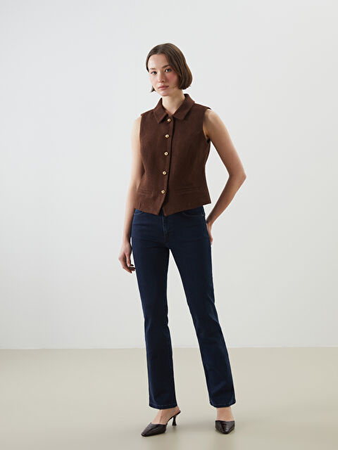 LCWAIKIKI Classic Mars Flare Kadın Jean Pantolon - S5MP77Z8-890