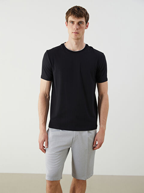 SOUTHBLUE Bisiklet Yaka Baskılı Penye Erkek Tişört - S5MQ08Z8-CVL