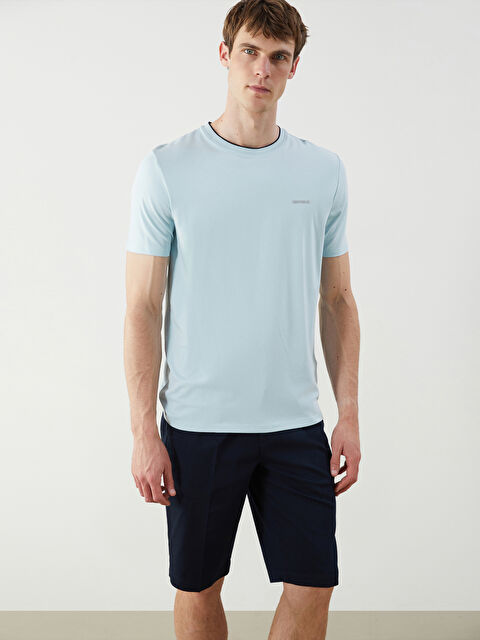 SOUTHBLUE Bisiklet Yaka Baskılı Penye Erkek Tişört - S5MQ08Z8-GAC