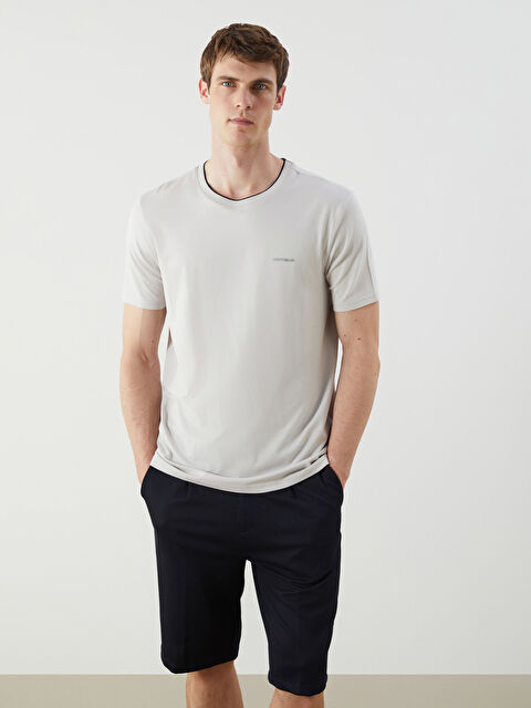 SOUTHBLUE Bisiklet Yaka Baskılı Penye Erkek Tişört - S5MQ08Z8-J0B