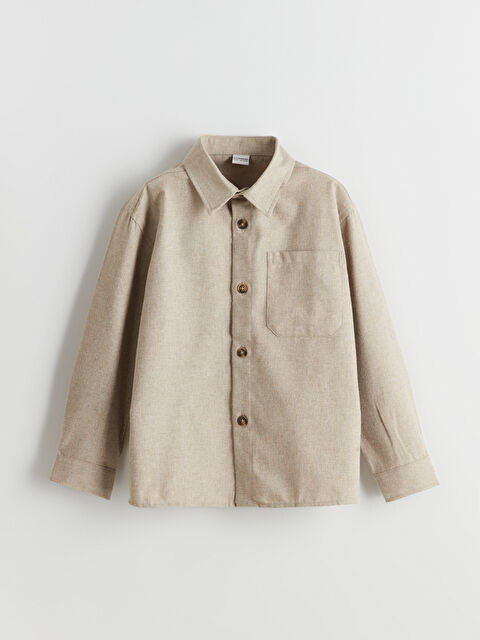 LCW Kids Uzun Kollu Erkek Çocuk Gömlek - S5MQ14Z4-GC6
