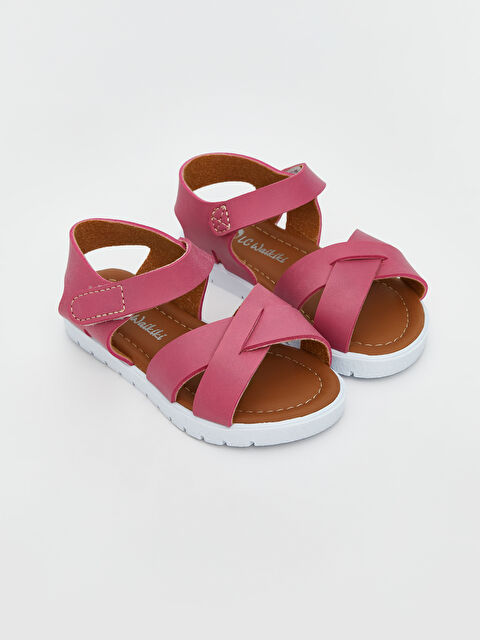 LCW STEPS Çapraz Bantlı Kız Bebek Sandalet - S5MQ19Z1-EYJ